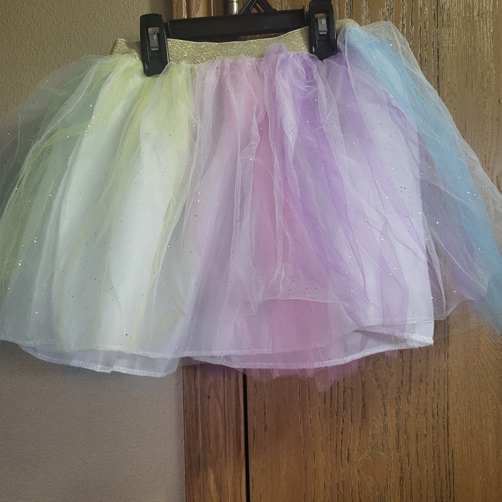 Pastel Rainbow Tulle Skirt